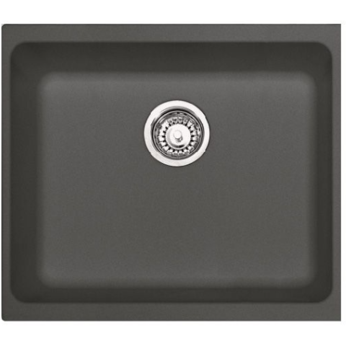 Franke KBG110-50 Kubus 花崗岩 檯底 單昇盆 (黑色)